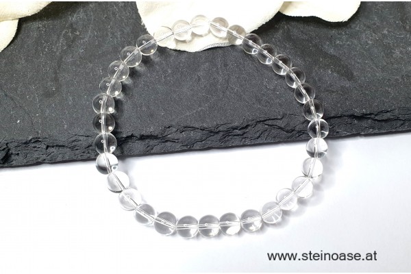 Armband Bergkristall 6mm